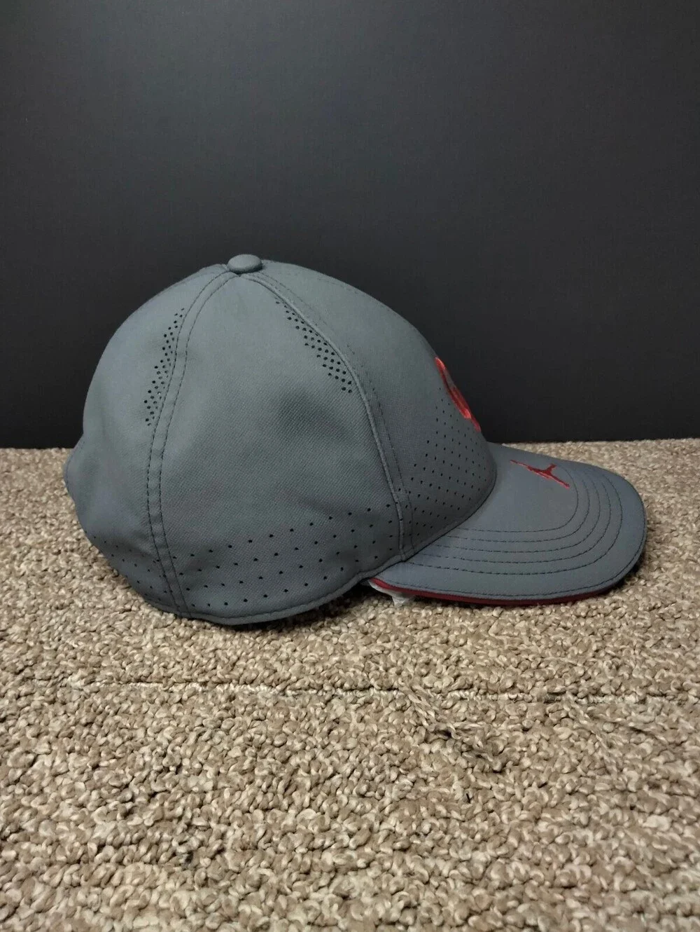 Jordan Brand Oklahoma Sooners Hat Team Sideline Performance Adjustable Cap